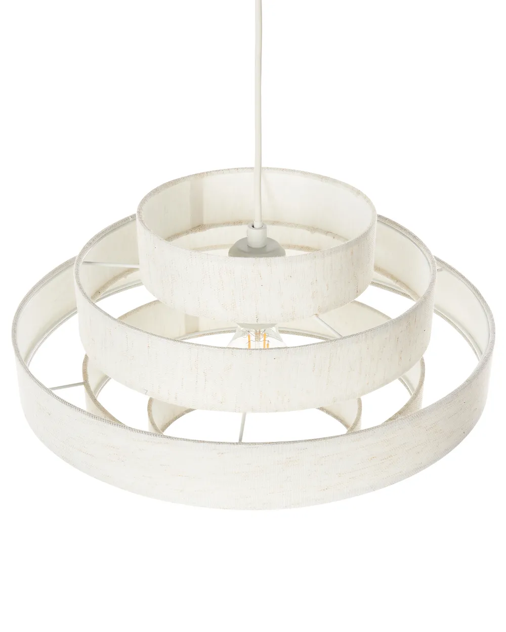 Pendant Lamp EREBATO Linen Off-White_955660