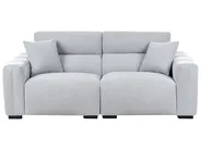Sofa 3 Seater FAUSKAN Fabric Light Blue_969033