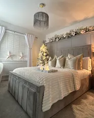 Blanket ABTEH 150 x 200 cm White_905152