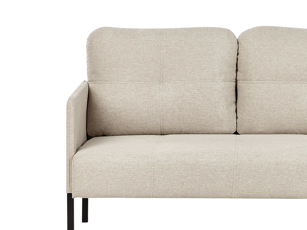Sofa 2 Seater LAHTI Fabric Light Beige_930606