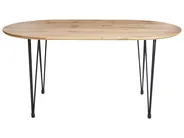 Dining Table CAVELL Light Brown 160 cm 90 cm_975438