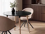 Dining Table BOVIO Black 120 cm 120 cm_1187243