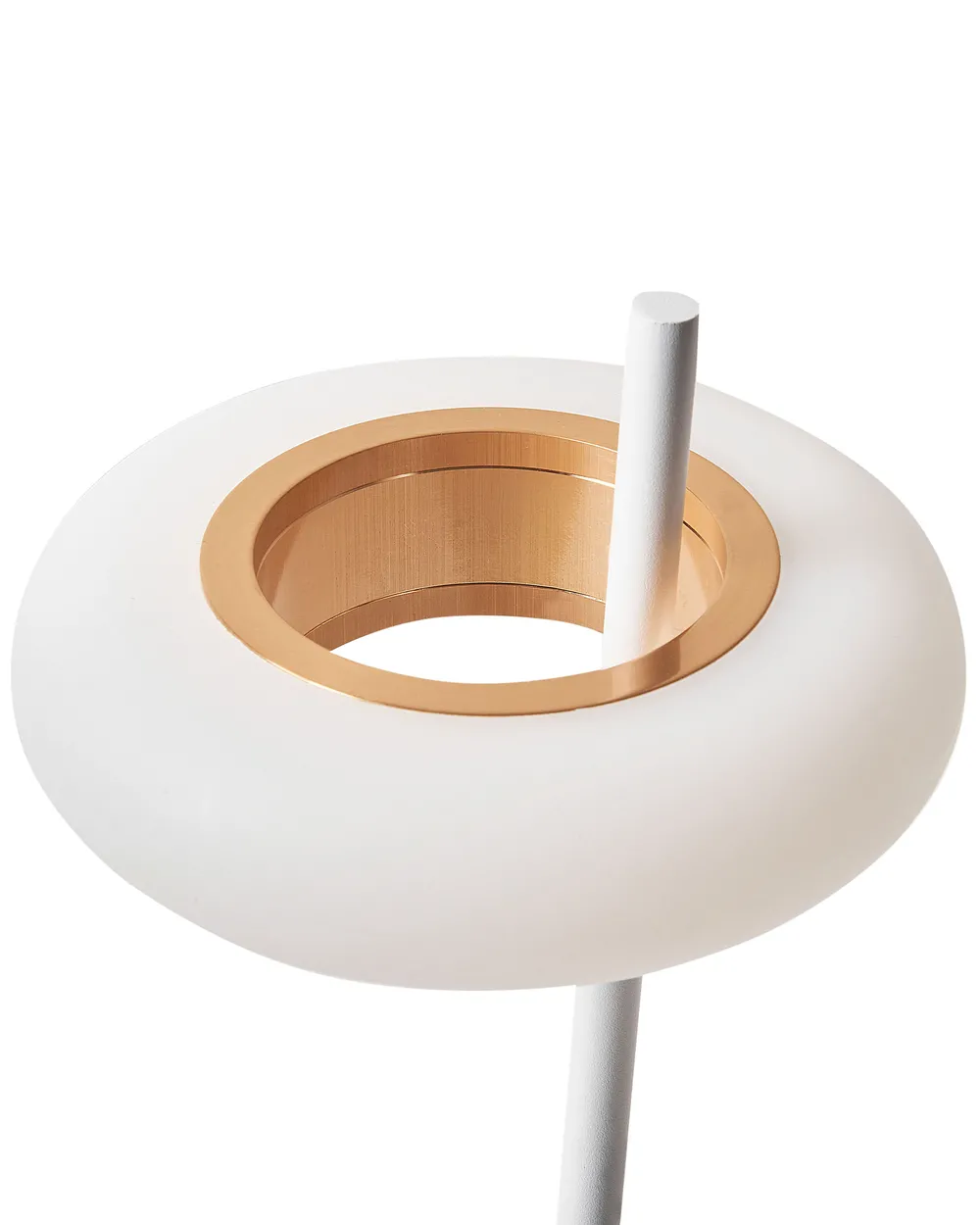 Wireless LED Table Lamp ALVIELA with Dimmer Metal White_940354