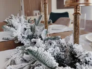 Snowy Christmas Garland LED SUNDO 180 cm White_837629