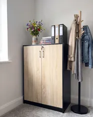 Storage Unit ZEHNA Brown/ Black_1085354