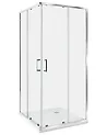 Duschväggar TELA 900 x 900 x 1850 mm Silver