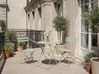 Bistro Set Folding FIORI Metal Grey