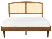 Bed Rattan VARZY 160 x 200 cm (EU King Size) Brown_943982