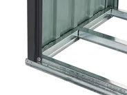 Tool Shed AOSTA 270 cm 105 cm Metal Black_835754