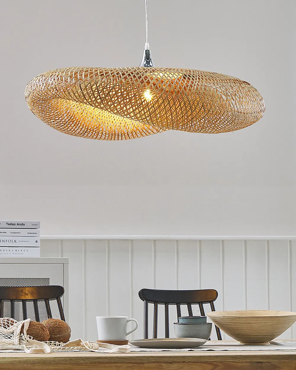 Pendant Lamp BOYNE Bamboo Light Brown