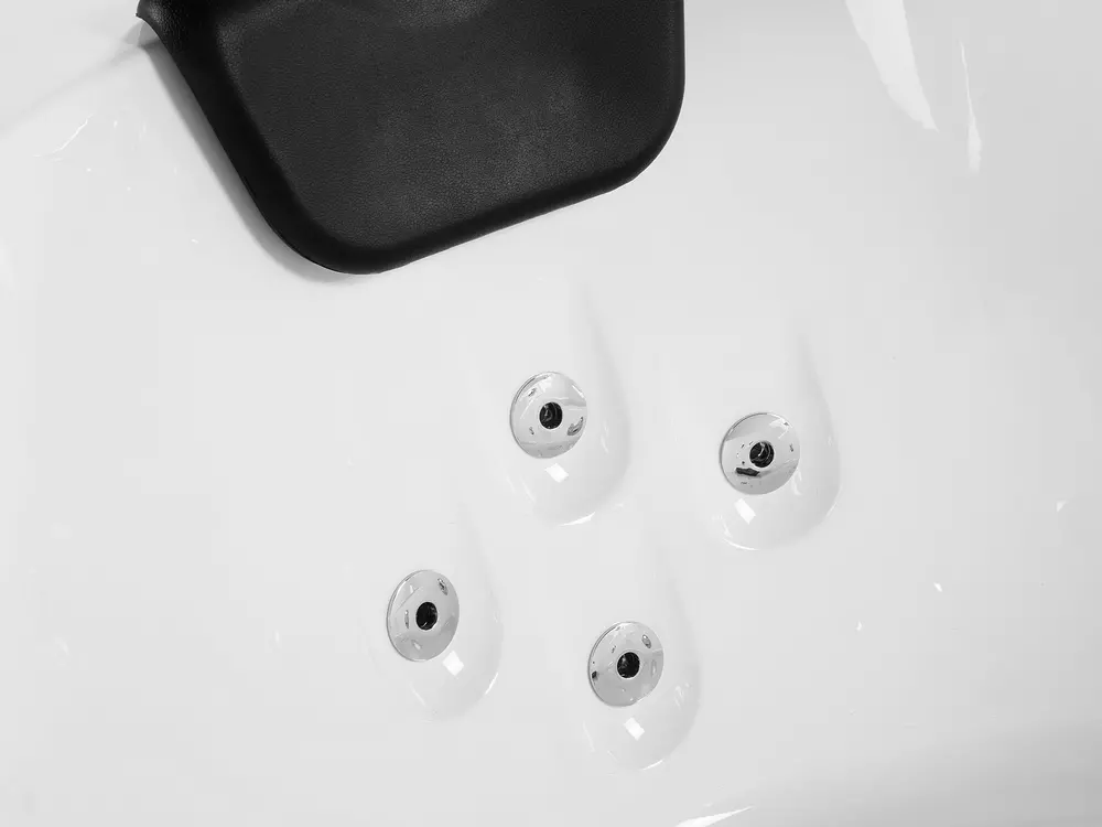 Corner Hot Tub with LED MARTINICA 1980 x 1440 mm White_762903