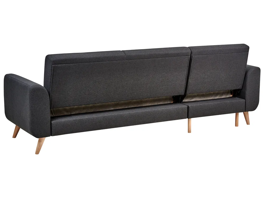 Hörnbäddsoffa 3-sits OLLSTA Svart Högervänd_939307