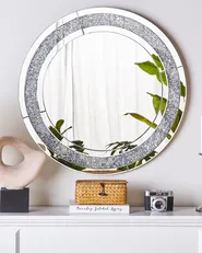 Wall Mirror ERBRAY 70 cm 70 cm Silver_1083070