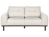 Sofa 2 Seater LAURILA Fabric Light Beige