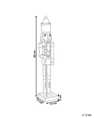 Prydnadsfigur TROSAAN 90 cm Nötknäckare Rosa_1027577