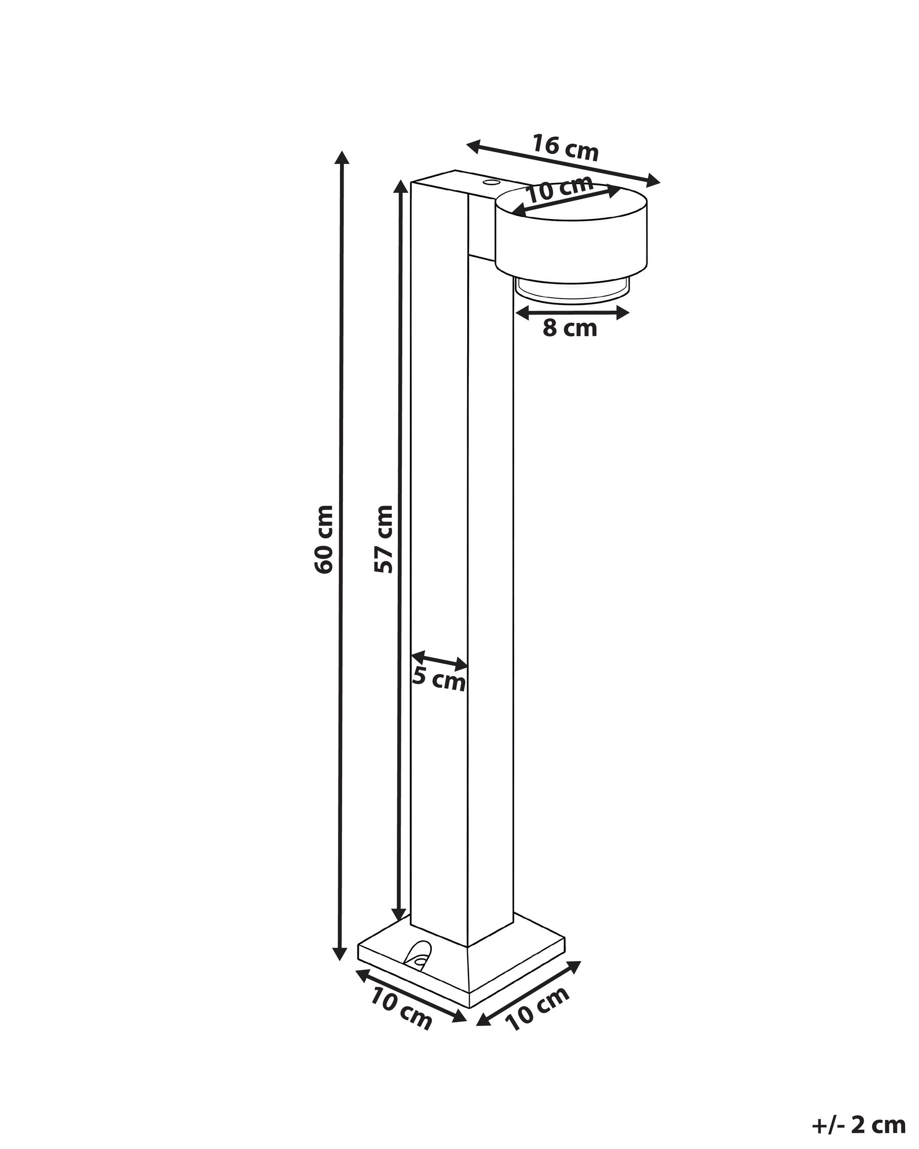 Outdoor LED Bollard Lamp ANOIA Brown_1107685