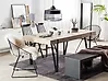 Dining Table ADENA Light Brown 180 cm 90 cm
