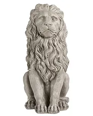 Hagestatue LEONE Løve Lysegrå_1150350