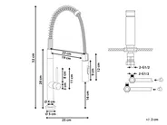 Kitchen Spring Coil Tap ATCAMA Black_1108726