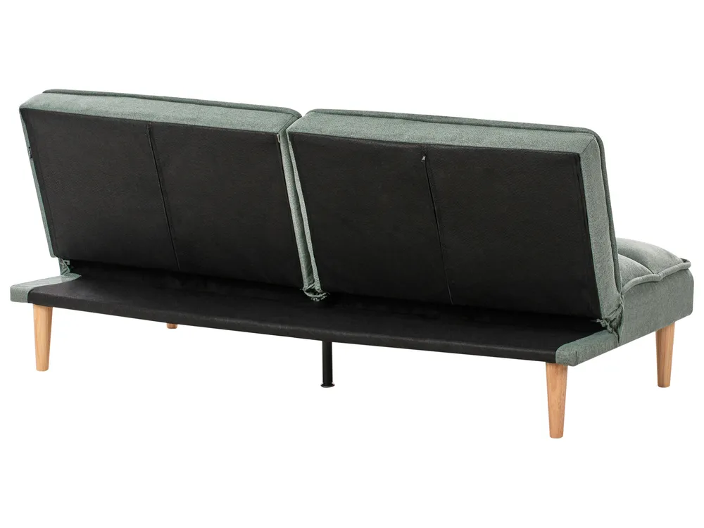 Sofa Bed 3 Seater SILJAN Fabric Green_968710