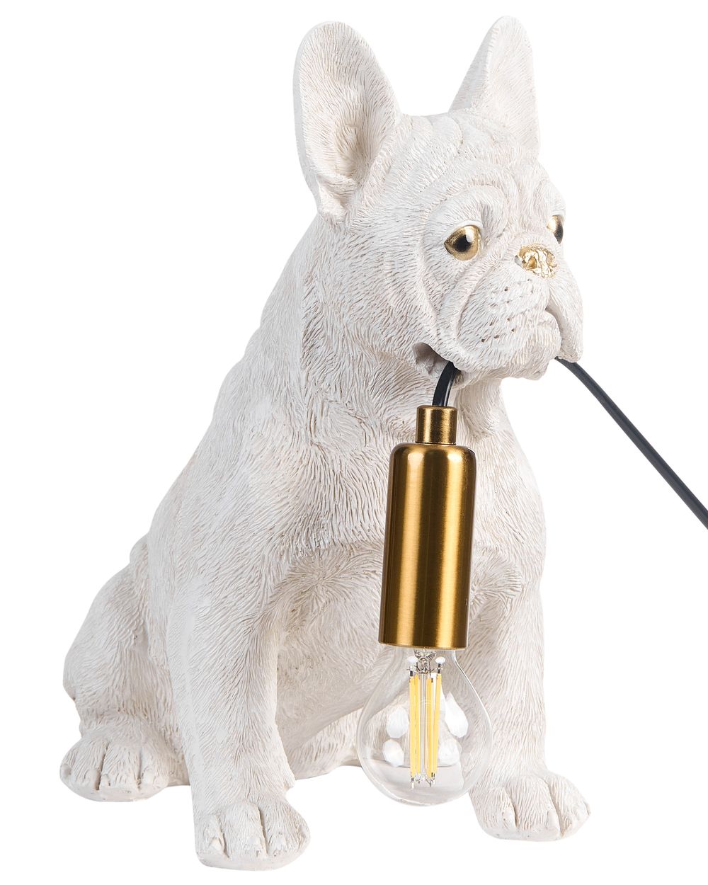 Bordslampa Hund BRUNO Vit