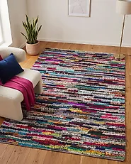 Matta BAFRA Flerfärgad 140 x 200 cm_1175436
