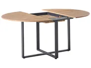 Dining Table ALEXANDRINA Brown 120/160 cm 120 cm_1029423