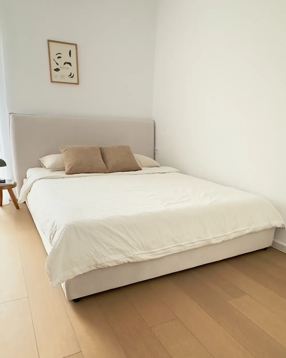 Bed Velvet LAVAUR 160 x 200 cm (EU King Size) Off-White_1022272
