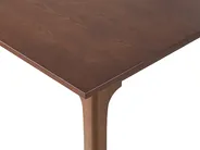 Jatkettava ruokapöytä DELMAS Tumma saarniviilu 160/200 cm 90 cm_1067743