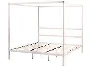 Pylvässänky Metalli LESTARDS 180 x 200 cm Vaaleanbeige_1165328