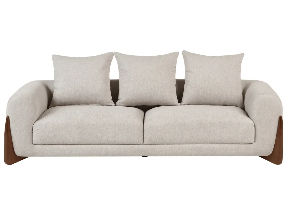 Sofa 3 Seater VINLIDEN Taupe