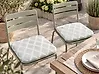 Set med 2 dynor för trädgårdsstol FIJI 29 x 38 cm Mintgrön