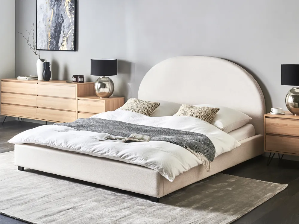 Waterbed Fabric VAUCLUSE 160 x 200 cm (EU King Size) Off-White