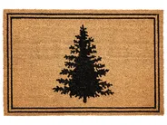 Dörrmatta MANAPAO Naturlig 60 x 90 cm Julmotiv Kokosfiber_1008356