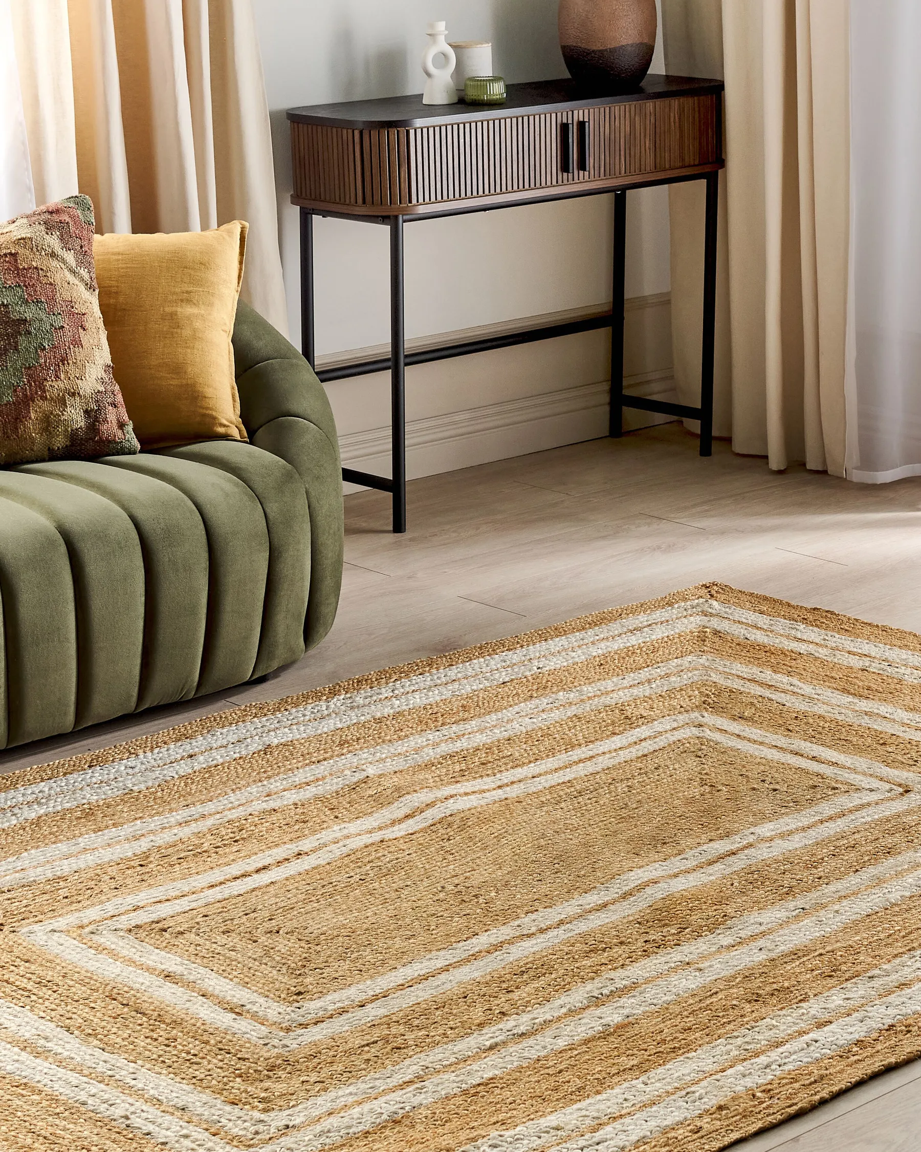 Matto ELMALI Beige 160 x 230 cm juutti_887083
