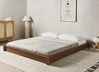 Bed without Headboard Wood ANTRAS 160 x 200 cm (EU King Size) Dark Brown