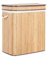 Laundry Basket KALTHOTA Bamboo Light Brown 100 L