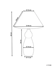 Table Lamp MATINA Ceramic Black_849299