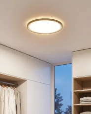LED-kattovalaisin VELORA kaukosäätimellä himmennettävä Musta_1167878
