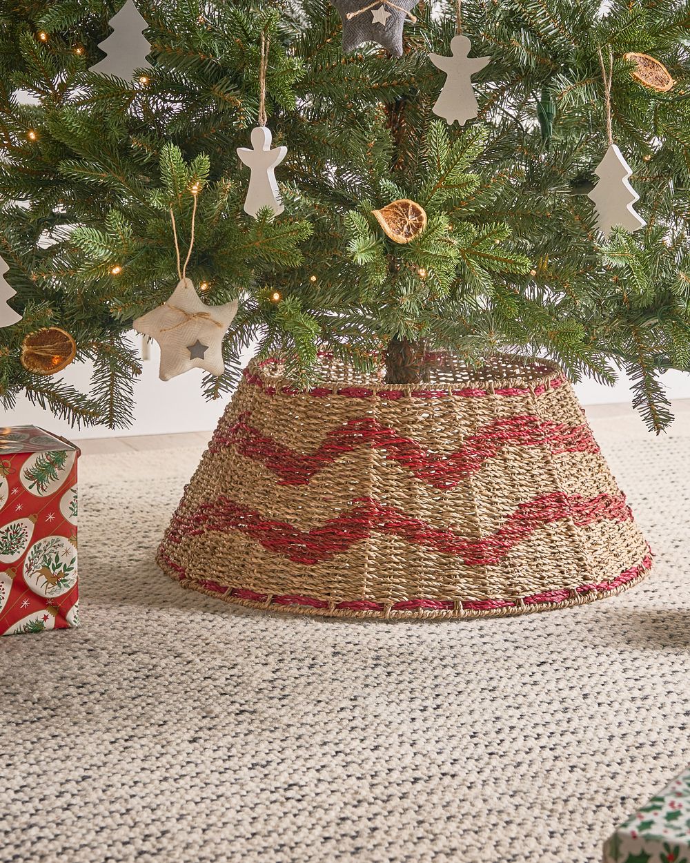 Juletrekrage HIVER 51 cm Rød