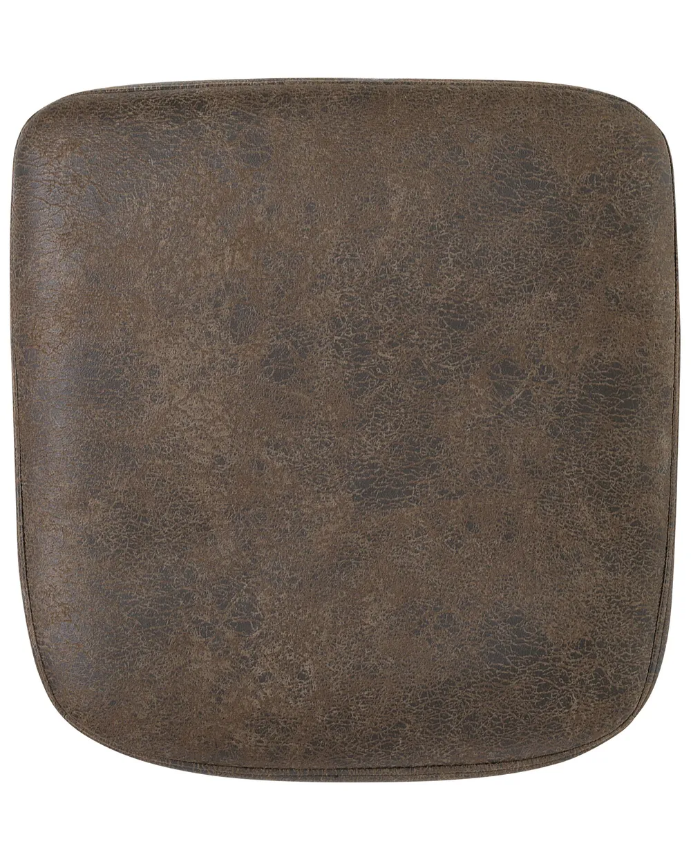 Dining Chair YORKVILLE Faux Leather Dark Brown_1075066