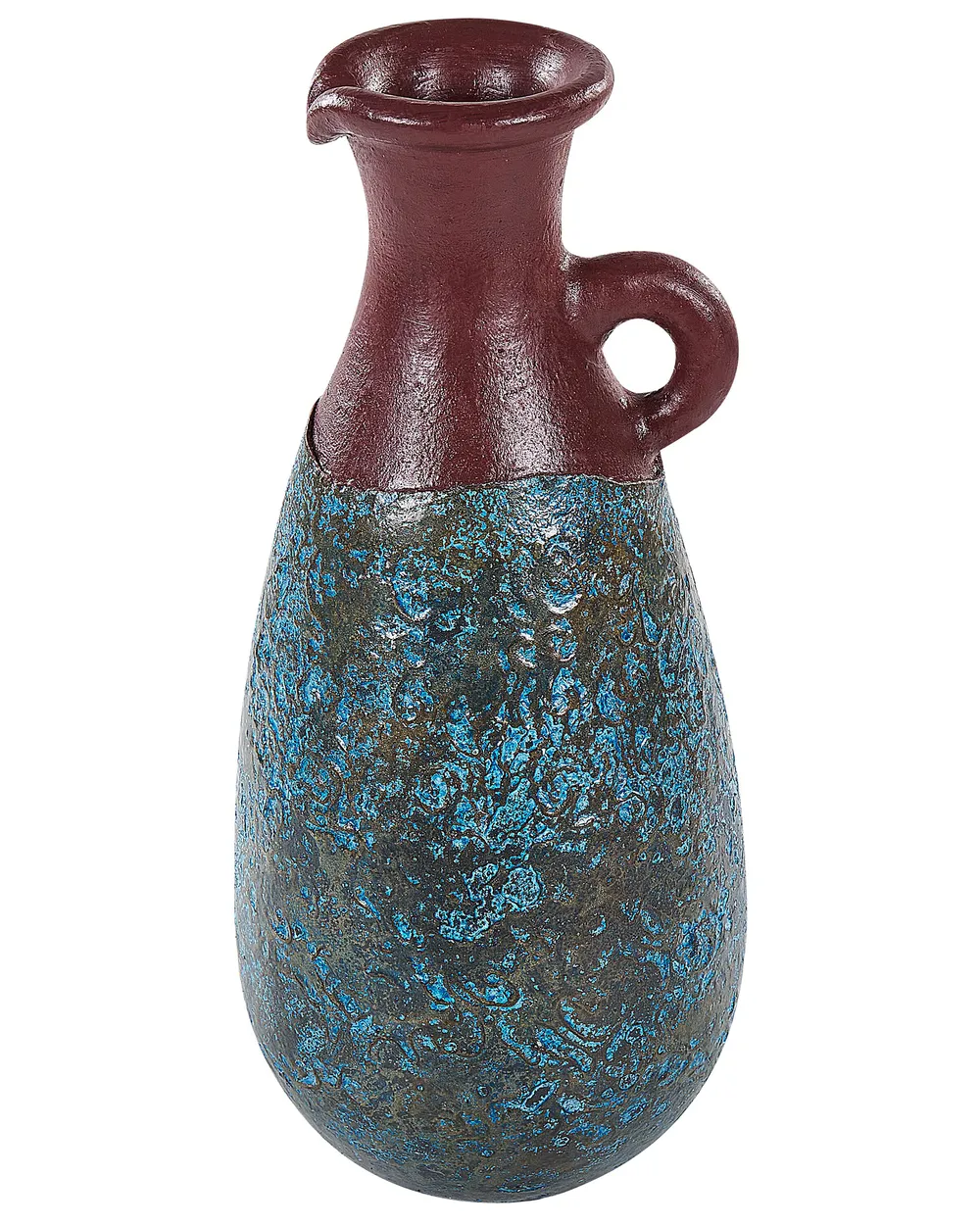 Decorative Vase VELIA 40 cm Ceramic Blue