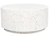 Sohvapöytä TREZZO 90 cm 90 cm Terrazzo-kuvio Luonnonvalkoinen