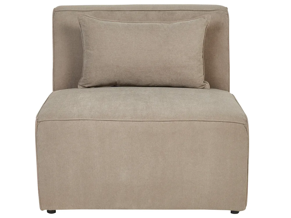 1-Seat Section LEMVIG Corduroy Taupe_876027