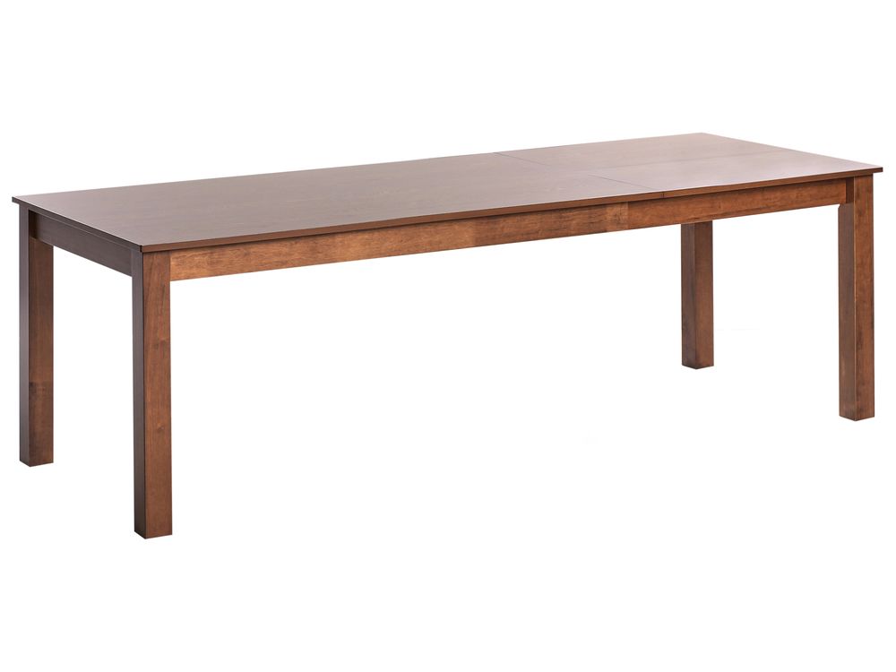 Uttrekkbart spisebord MADURA Mørk ask 160/240 cm 90 cm