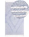 Matto ANSAR Sininen 80 x 150 cm Puuvilla