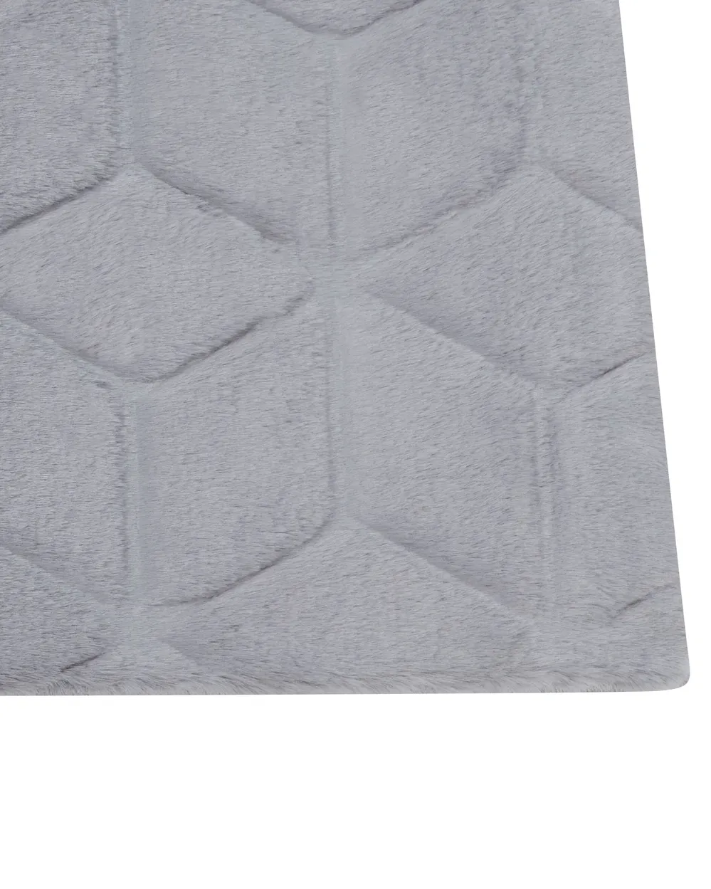 Faux Fur Rug THATTA Grey 80 x 150 cm_858696