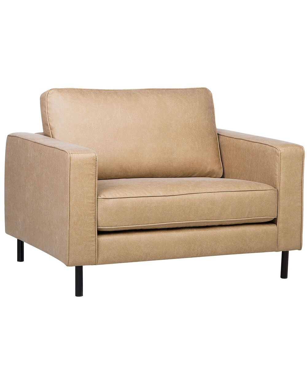 Lenestol SAVALEN Kunstskinn Beige