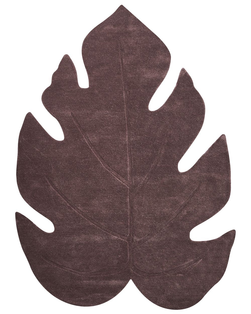 Rug NAINITAL Dark Brown 160 x 230 cm Wool