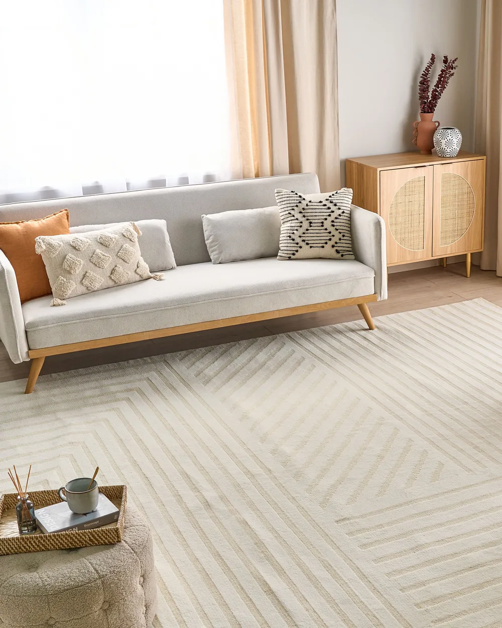 Wool Area Rug ABEGUM Various Sizes